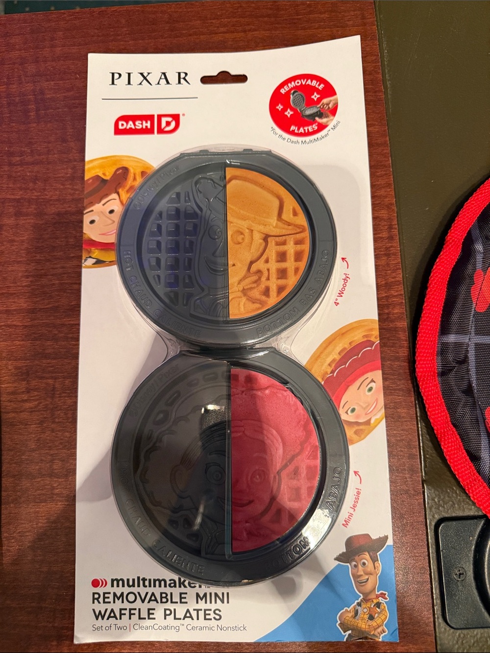Removable Mini Waffle Plates - Gray (Set of 2)